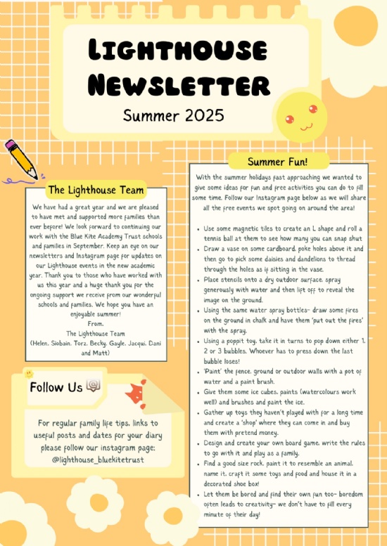 Lighthouse Summer Newsletter